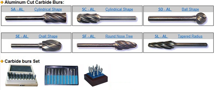 Carbide Rotary Burrs Tungsten Carbide Burrs