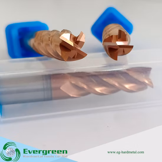 Высококачественная твердосплавная концевая фреза с ЧПУ для режущего инструмента из алюминия